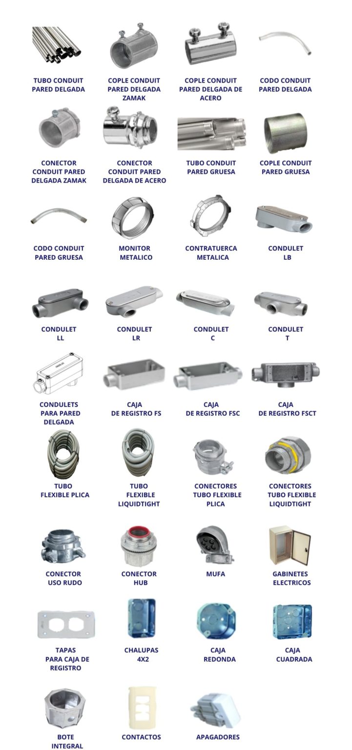 Conduit, Conexiones y Tubería Panamericana Monterrey