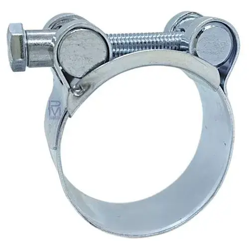 Las abrazaderas alta presión MIKALOR están fabricadas en acero inoxidable, color plateado, diseñadas para aplicaciones de alta presión.