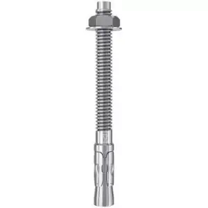 Taquete expansor; taquete color gris, fondo blanco, ideal para instalaciones y fijación de soportería.