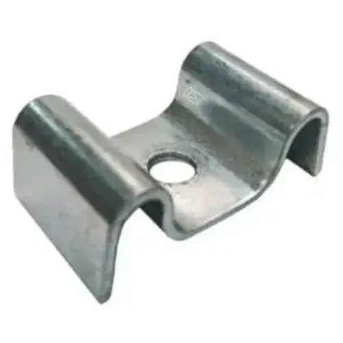 La grapa para rejilla Irving galvanizada está hecha en acero galvanizado, plateada, para fijar rejillas metálicas con alta resistencia.