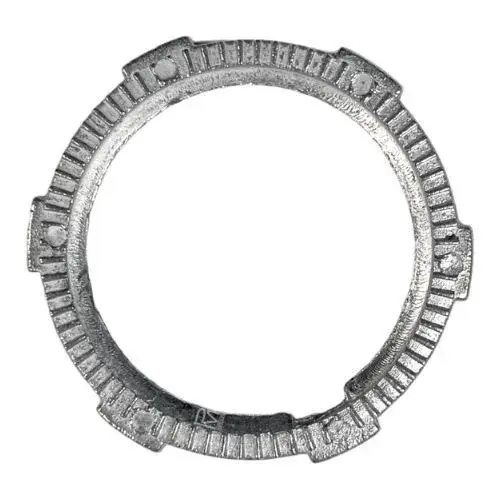 Contratuerca Metálica sobre fondo blanco