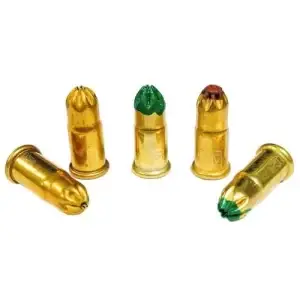 Fulminante calibre 22 de acero inoxidable, perfecto para fijar objetos ligeros a superficies delicadas.