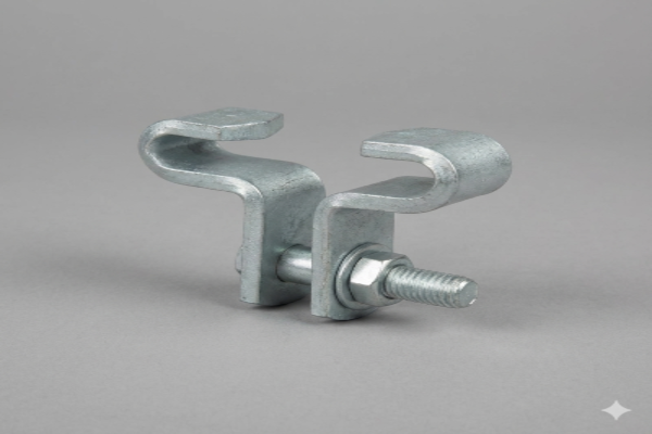 Mordaza para viga utilizada para sujeción segura en viga de acero